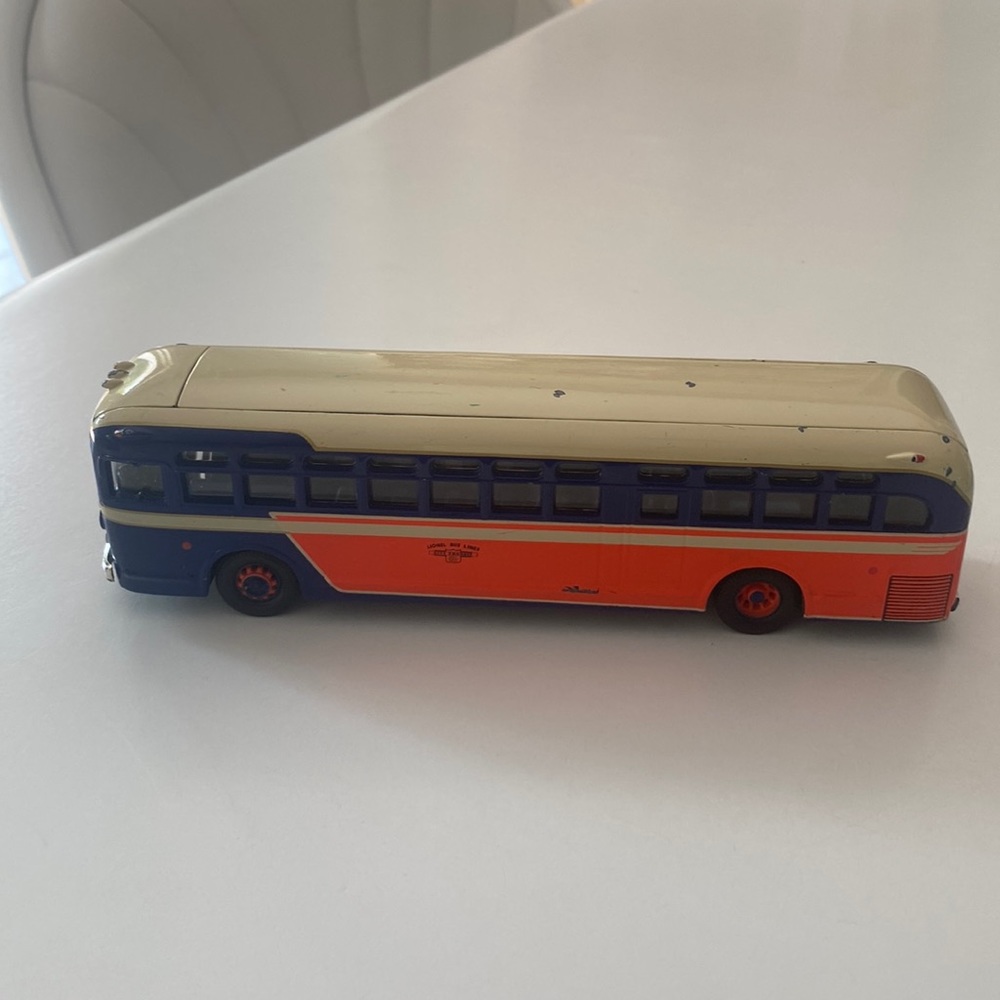 Lionel bus line  toy bus .